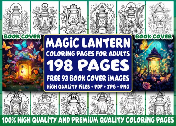 198 Magic Lantern Coloring Pages – KDP: A Strategic Asset for Modern Creative Entrepreneurs