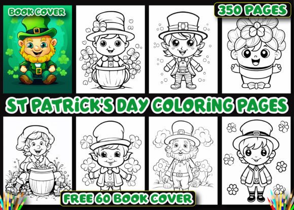 350 St. Patrick’s Day Coloring Pages KDP
