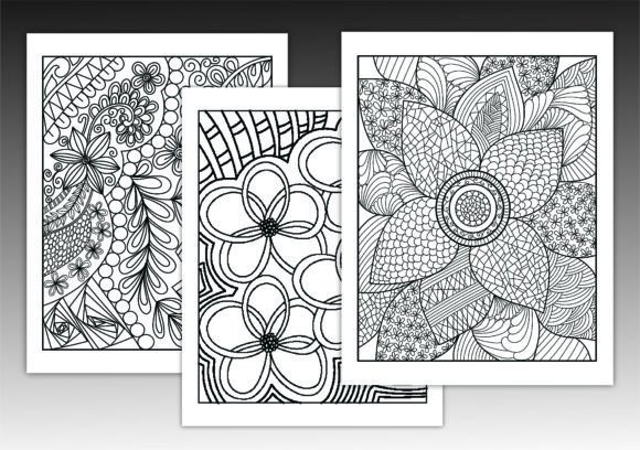 Relaxing Adult Coloring Page for Kdp